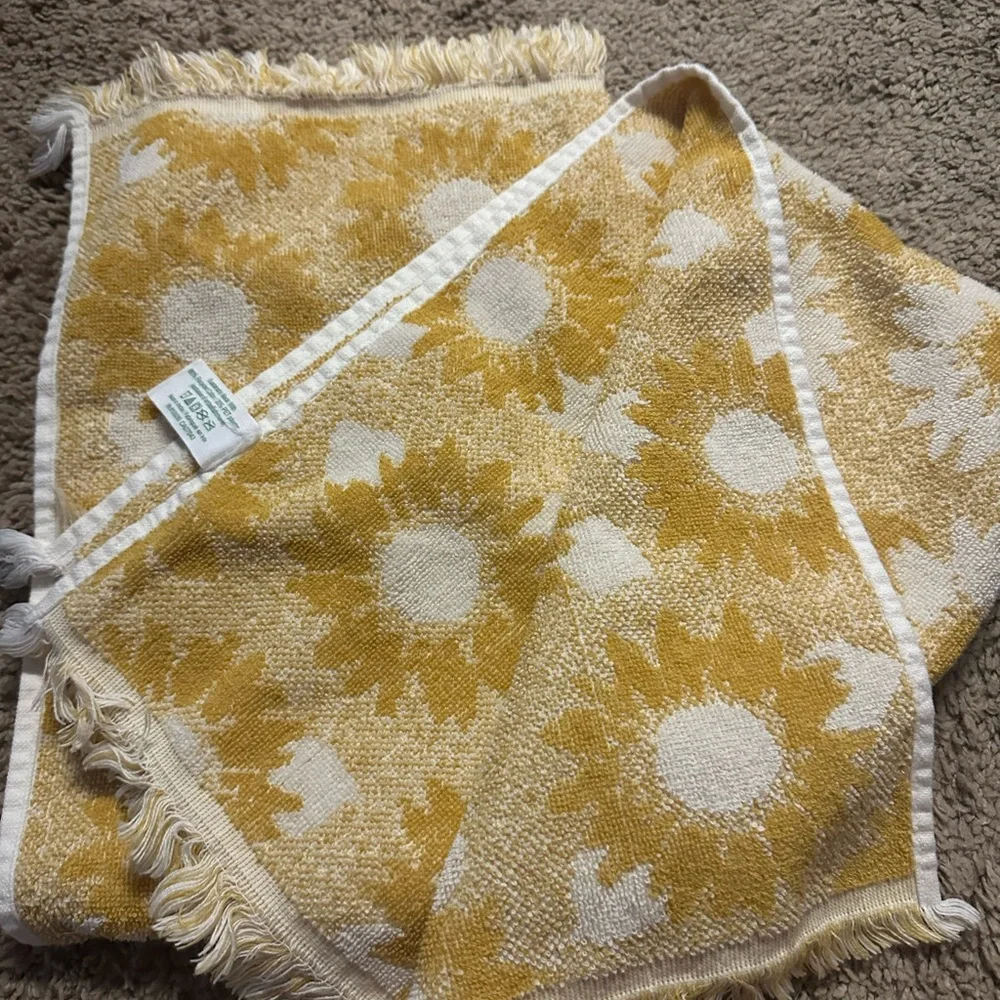 Sunflower kitchen towels set of 2 - Picture 2 of 4